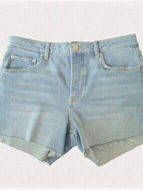 Antonio Melani Light Blue Denim Shorts 6 NWT Stretch Casual Jean Cotton Elastane